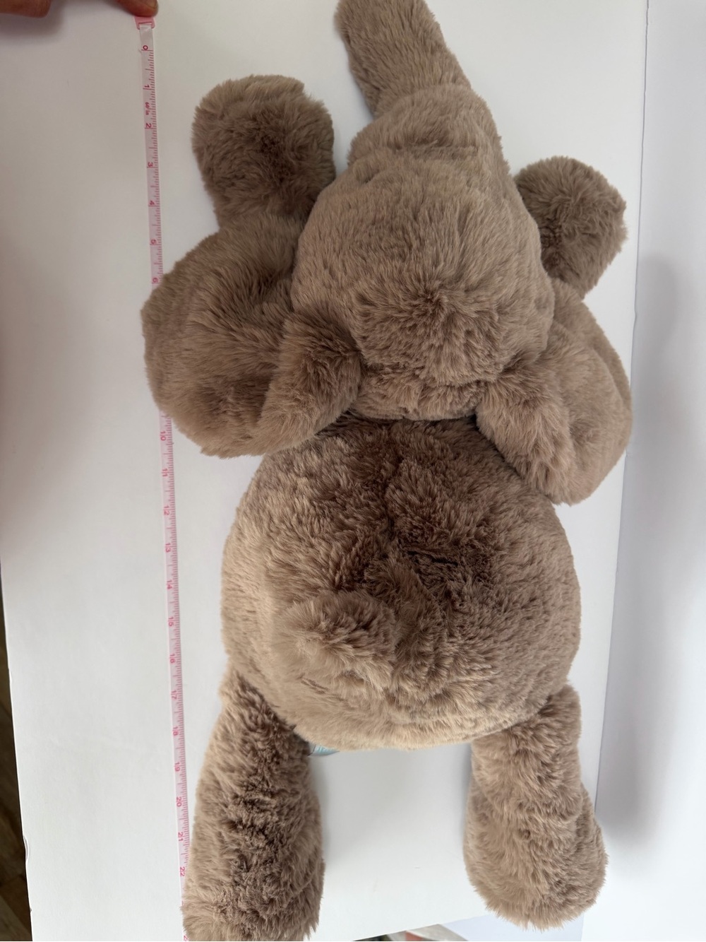 Large 20”+ Cuddly Floppy Elephant Smudge Style - Picture 4 of 4